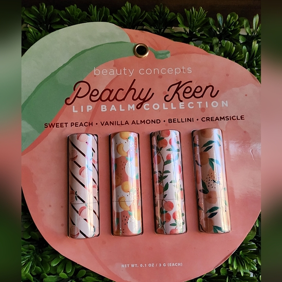 NWT Beauty Concepts Peachy Keen Lip Balm Collection - Picture 2 of 7